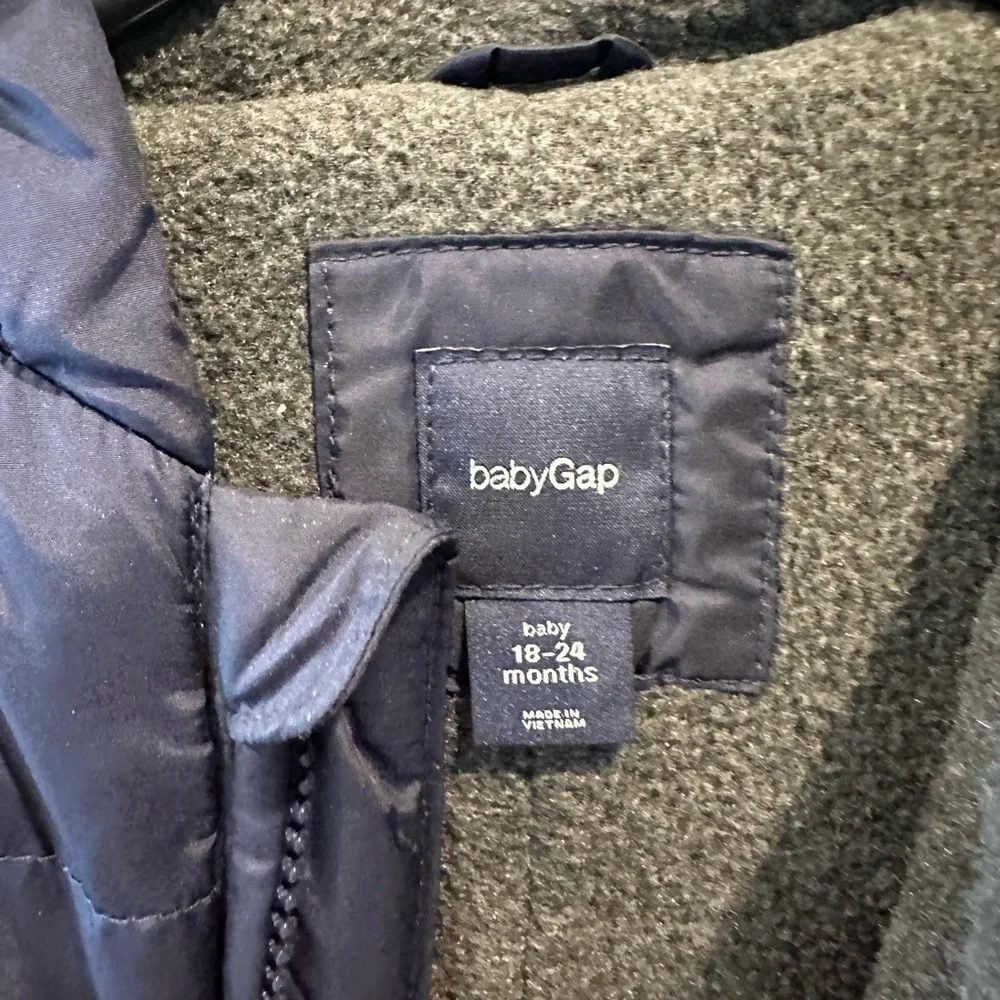 GAP Baby Snowsuit Hood 18-24 Months dark Blue